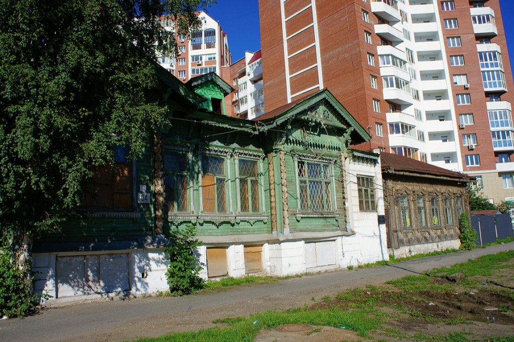 Дом художника И.К. Слюсарева и дом М.Ф. Медведева